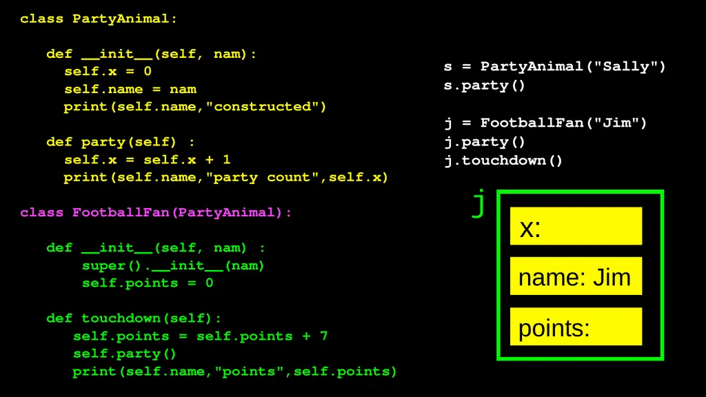 Python Objects Charles Severance Warning This - slide 43 of 47