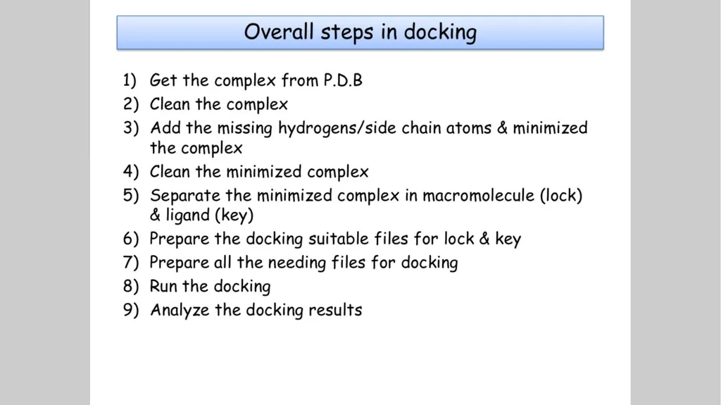 Molecular Docking By Dr Abdul Samad Tishk - slide 10 of 13