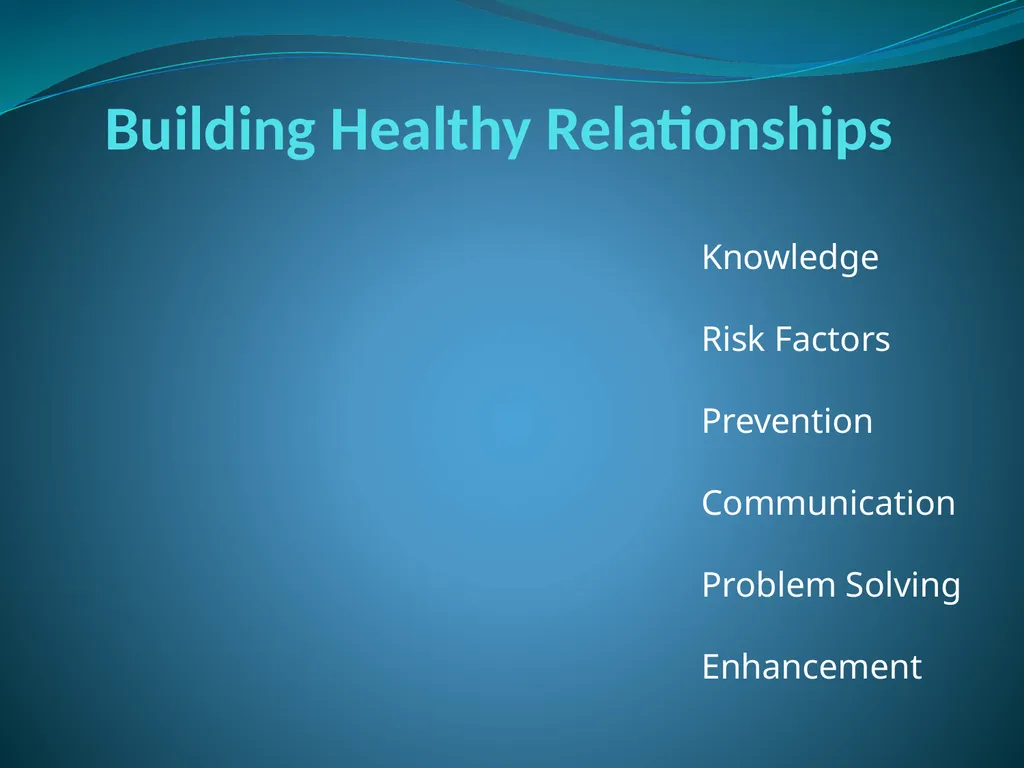 Building Healthy Relationships Knowledge Risk - slide 1 of 68