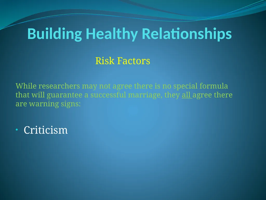 Building Healthy Relationships Knowledge Risk - slide 17 of 68