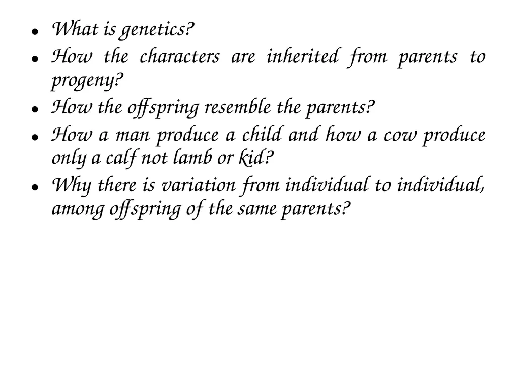 ANIMAL GENETICS & BREEDING Theory Introduction Dr - slide 3 of 16
