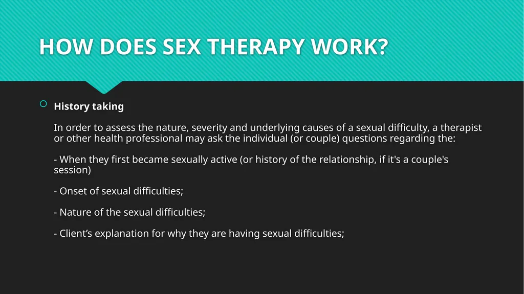 SEX THERAPY MODULE 1 BASIC CERTIFICATION CLASS - slide 18 of 37