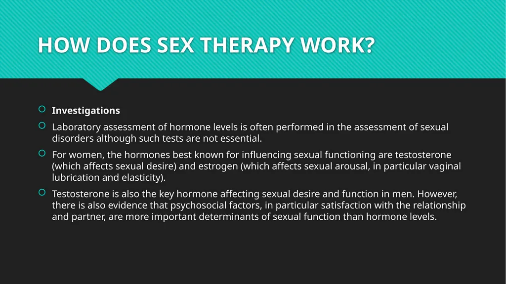 SEX THERAPY MODULE 1 BASIC CERTIFICATION CLASS - slide 23 of 37