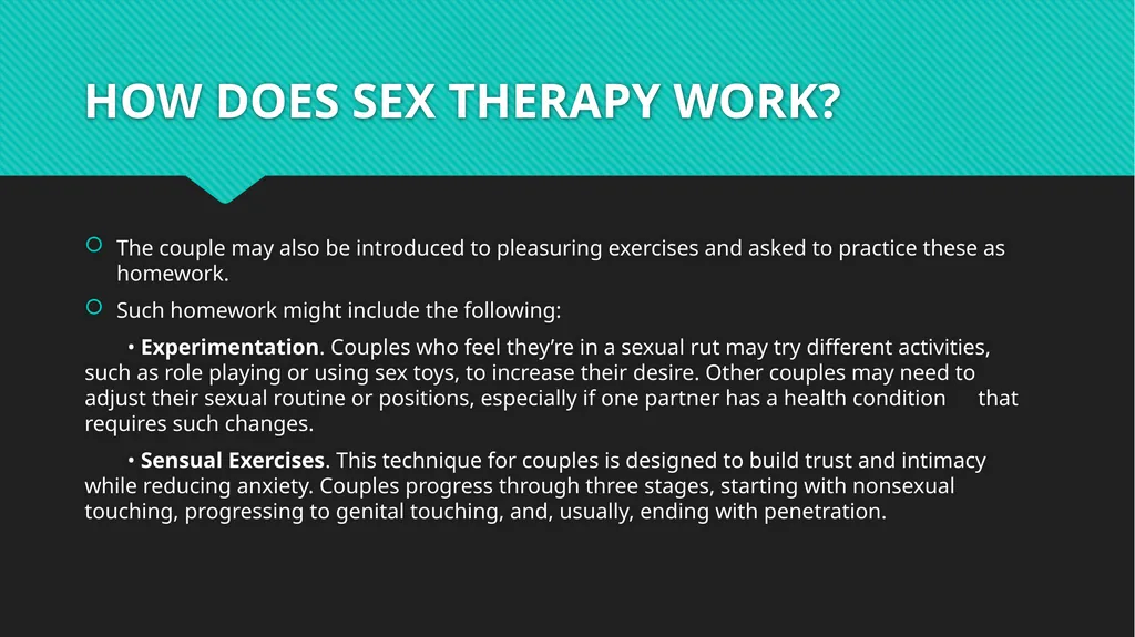 SEX THERAPY MODULE 1 BASIC CERTIFICATION CLASS - slide 28 of 37