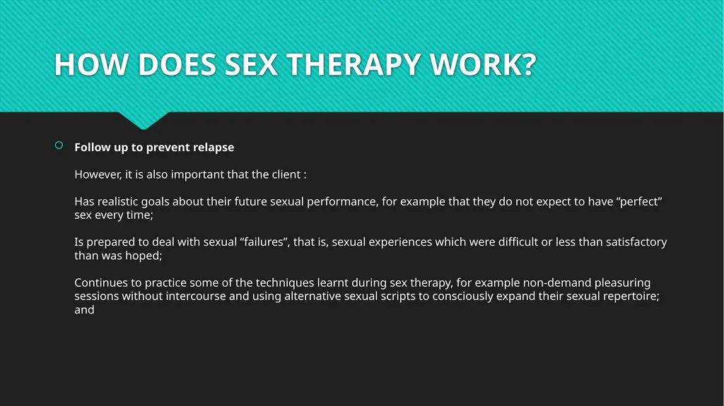 SEX THERAPY MODULE 1 BASIC CERTIFICATION CLASS - slide 32 of 37