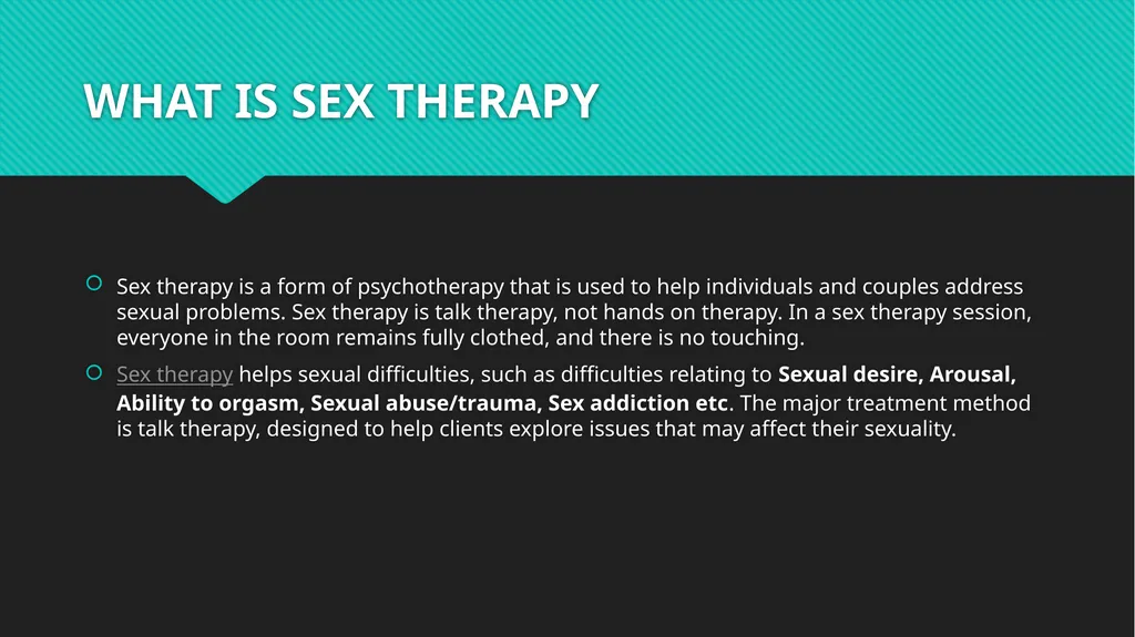 SEX THERAPY MODULE 1 BASIC CERTIFICATION CLASS - slide 2 of 37