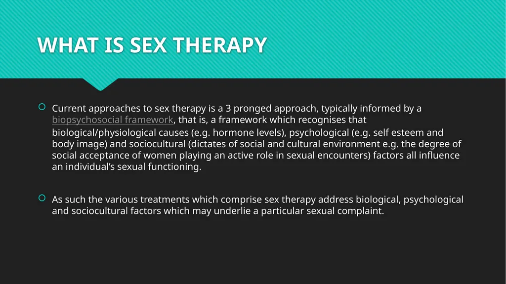 SEX THERAPY MODULE 1 BASIC CERTIFICATION CLASS - slide 3 of 37