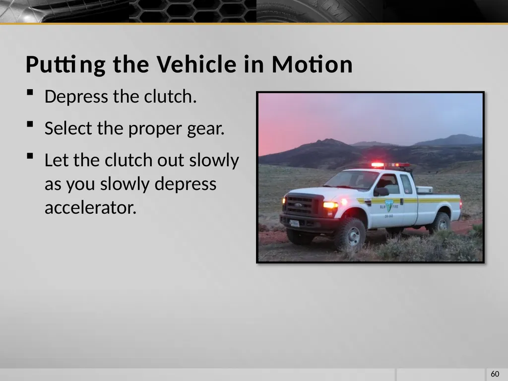FIRE VEHICLE DRIVER ORIENTATION (BL-300) - slide 60 of 85
