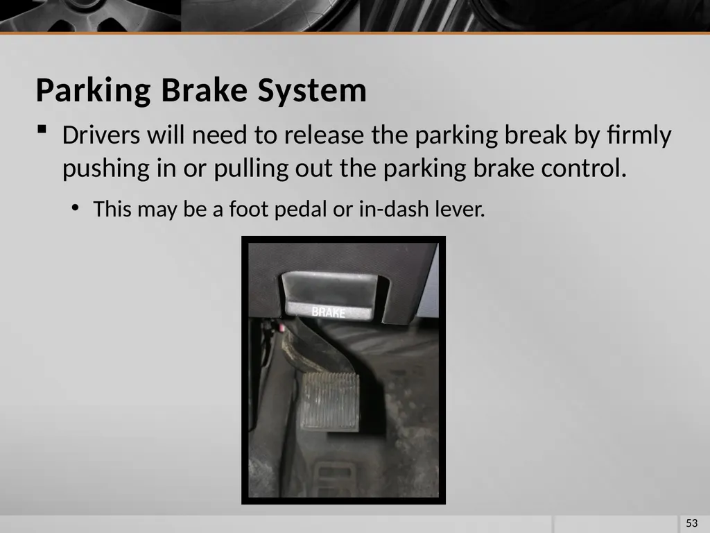 FIRE VEHICLE DRIVER ORIENTATION (BL-300) - slide 53 of 85