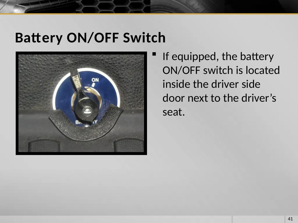 FIRE VEHICLE DRIVER ORIENTATION (BL-300) - slide 41 of 85
