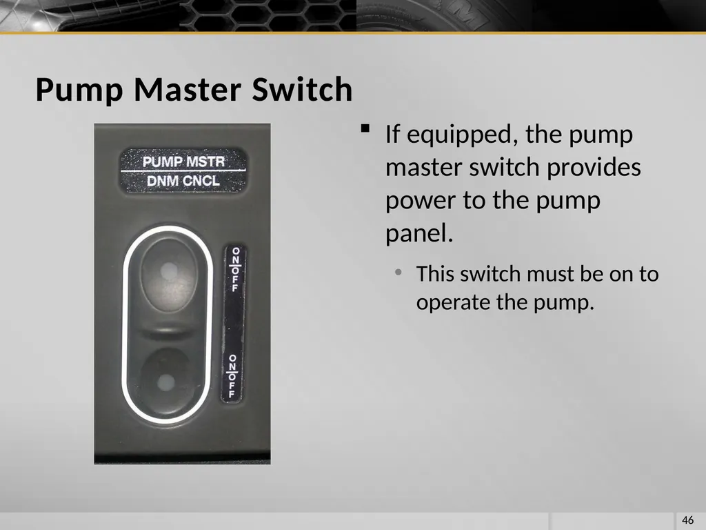 FIRE VEHICLE DRIVER ORIENTATION (BL-300) - slide 46 of 85