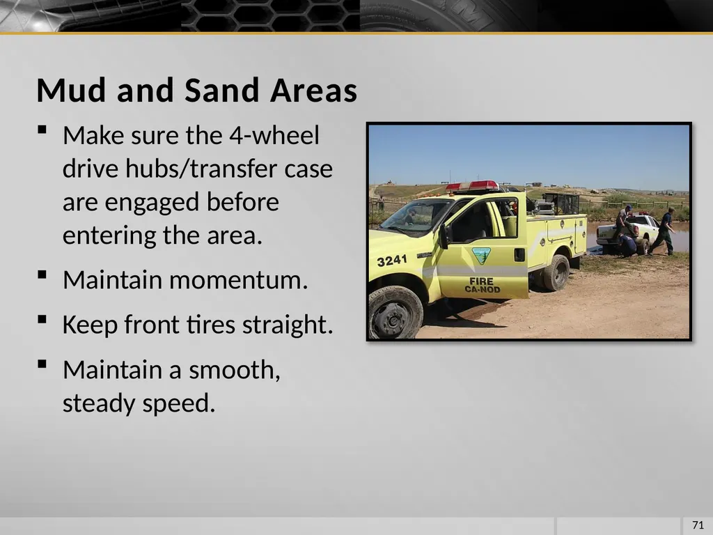 FIRE VEHICLE DRIVER ORIENTATION (BL-300) - slide 71 of 85