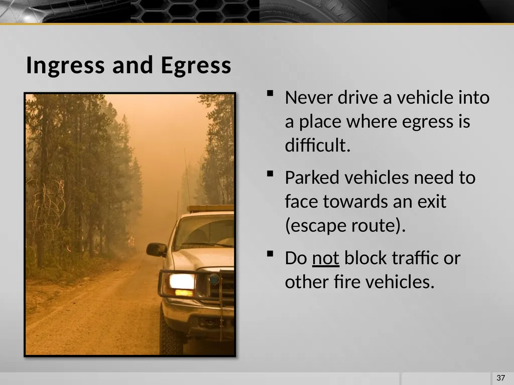FIRE VEHICLE DRIVER ORIENTATION (BL-300) - slide 37 of 85