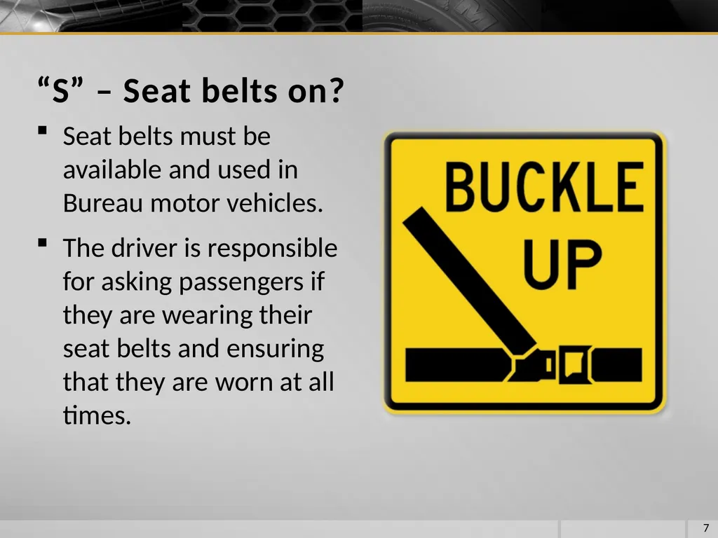 FIRE VEHICLE DRIVER ORIENTATION (BL-300) - slide 7 of 85