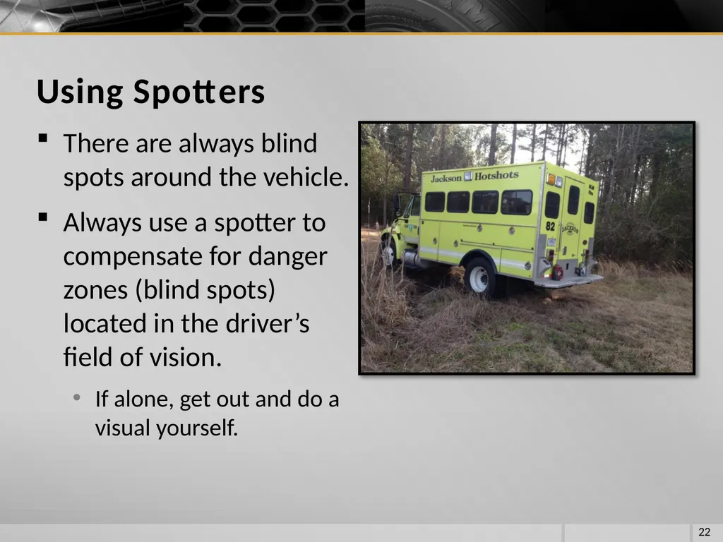 FIRE VEHICLE DRIVER ORIENTATION (BL-300) - slide 22 of 85