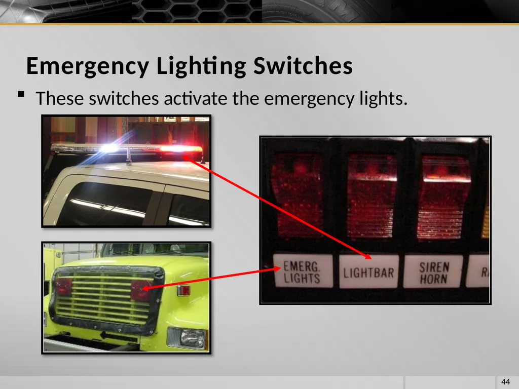 FIRE VEHICLE DRIVER ORIENTATION (BL-300) - slide 44 of 85