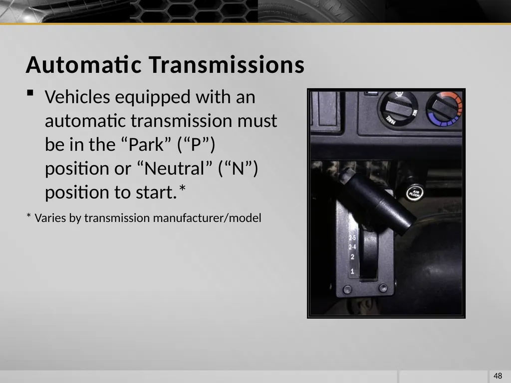FIRE VEHICLE DRIVER ORIENTATION (BL-300) - slide 48 of 85