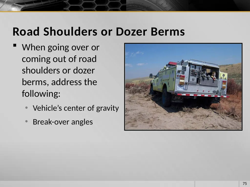 FIRE VEHICLE DRIVER ORIENTATION (BL-300) - slide 75 of 85