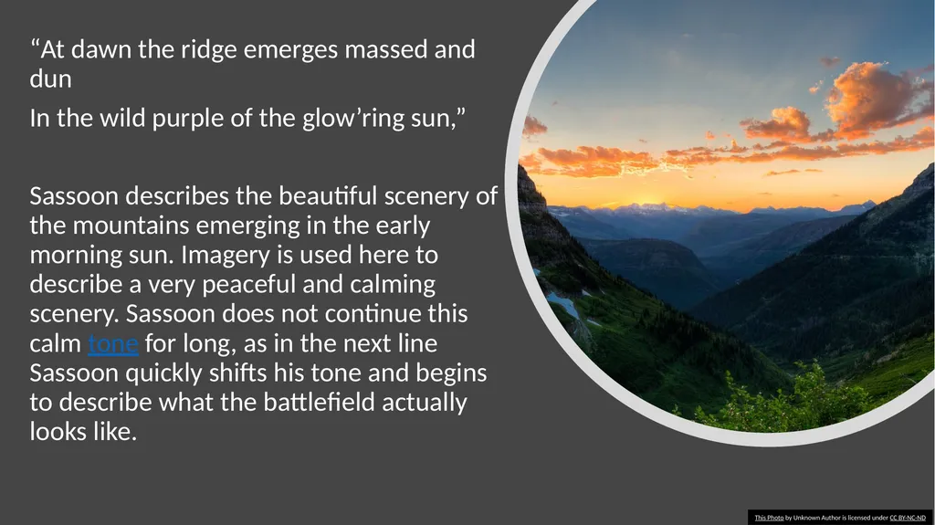 Attack / Going Over the Top Siegfried Sassoon - slide 5 of 12