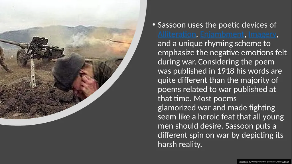 Attack / Going Over the Top Siegfried Sassoon - slide 4 of 12