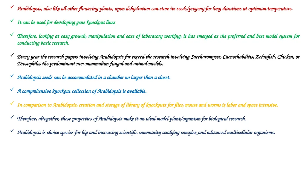 MODEL PLANT SYSTEM Learning objectives After this - slide 10 of 13