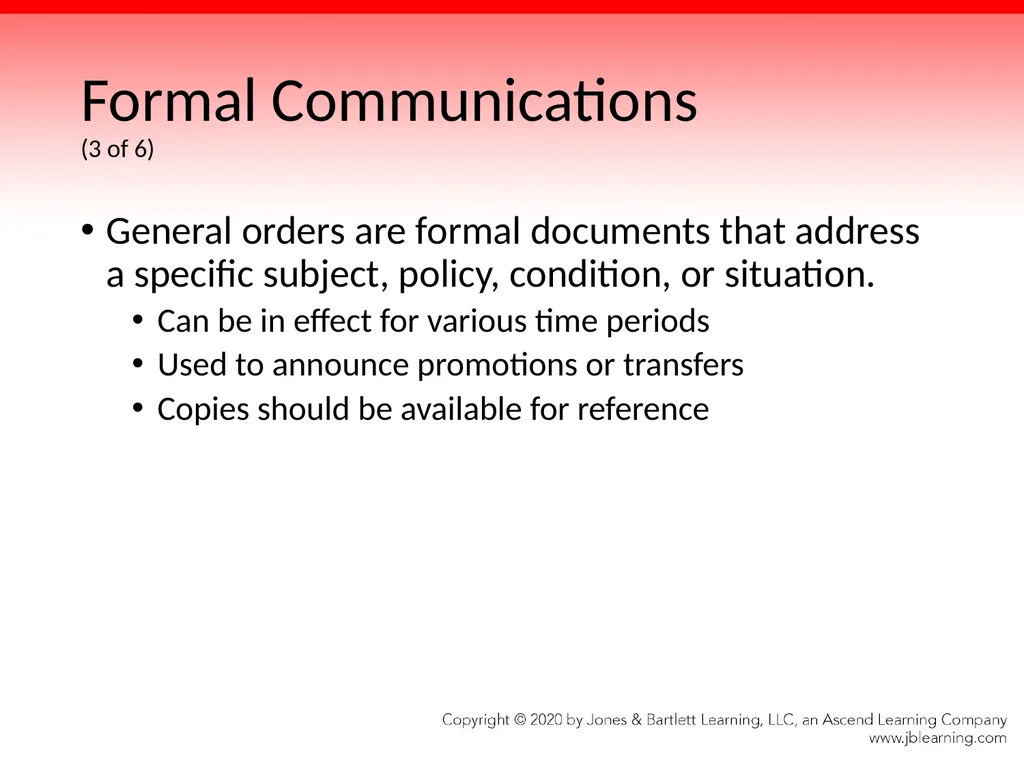 Chapter 4 Communication Skills Objectives Identify - slide 67 of 85