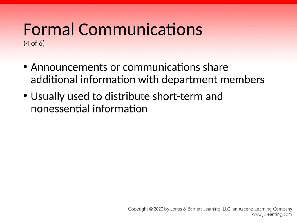 Chapter 4 Communication Skills Objectives Identify - slide 68 of 85