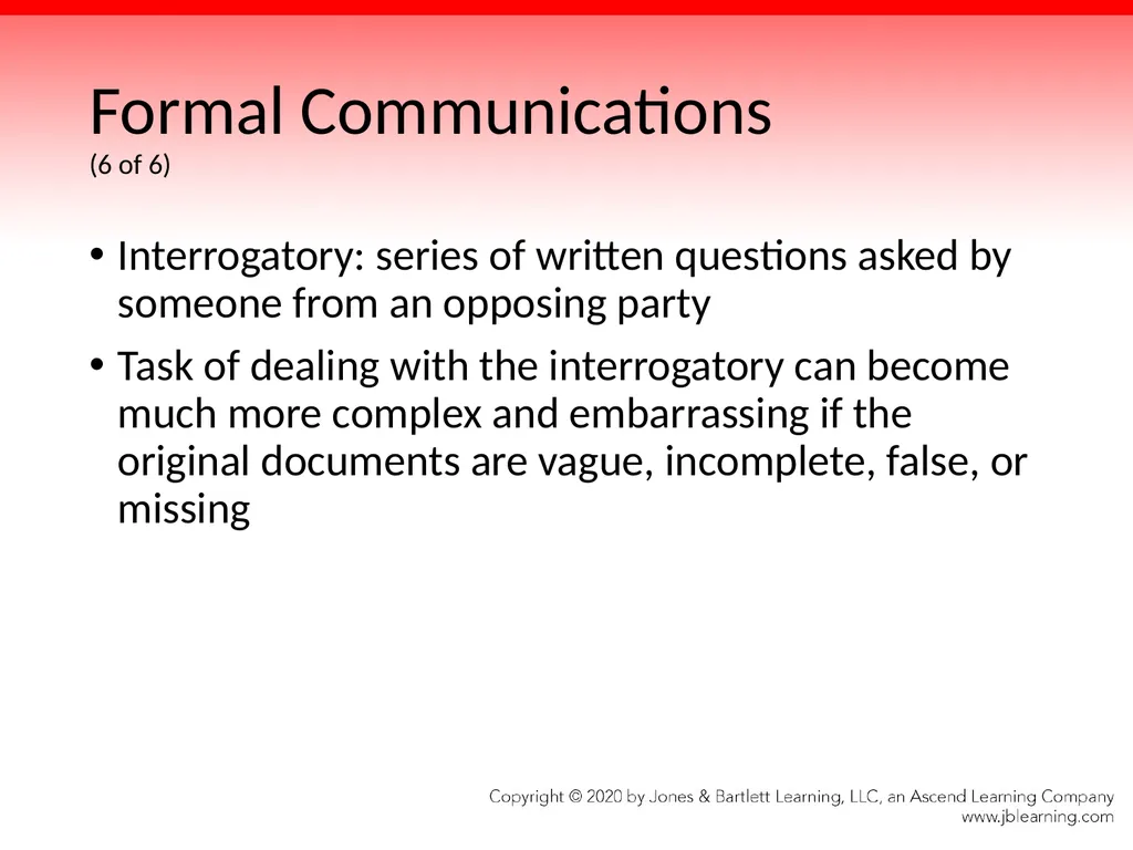 Chapter 4 Communication Skills Objectives Identify - slide 70 of 85