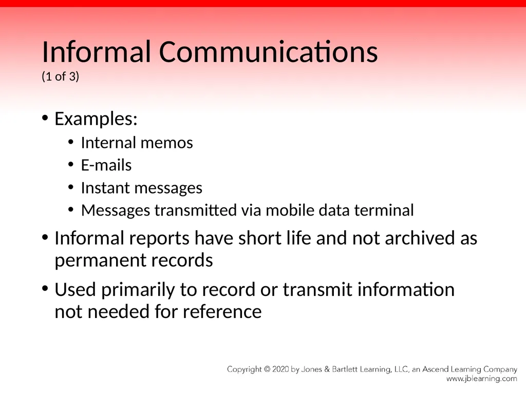 Chapter 4 Communication Skills Objectives Identify - slide 62 of 85