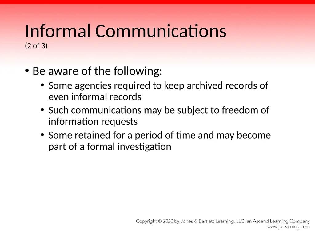 Chapter 4 Communication Skills Objectives Identify - slide 63 of 85
