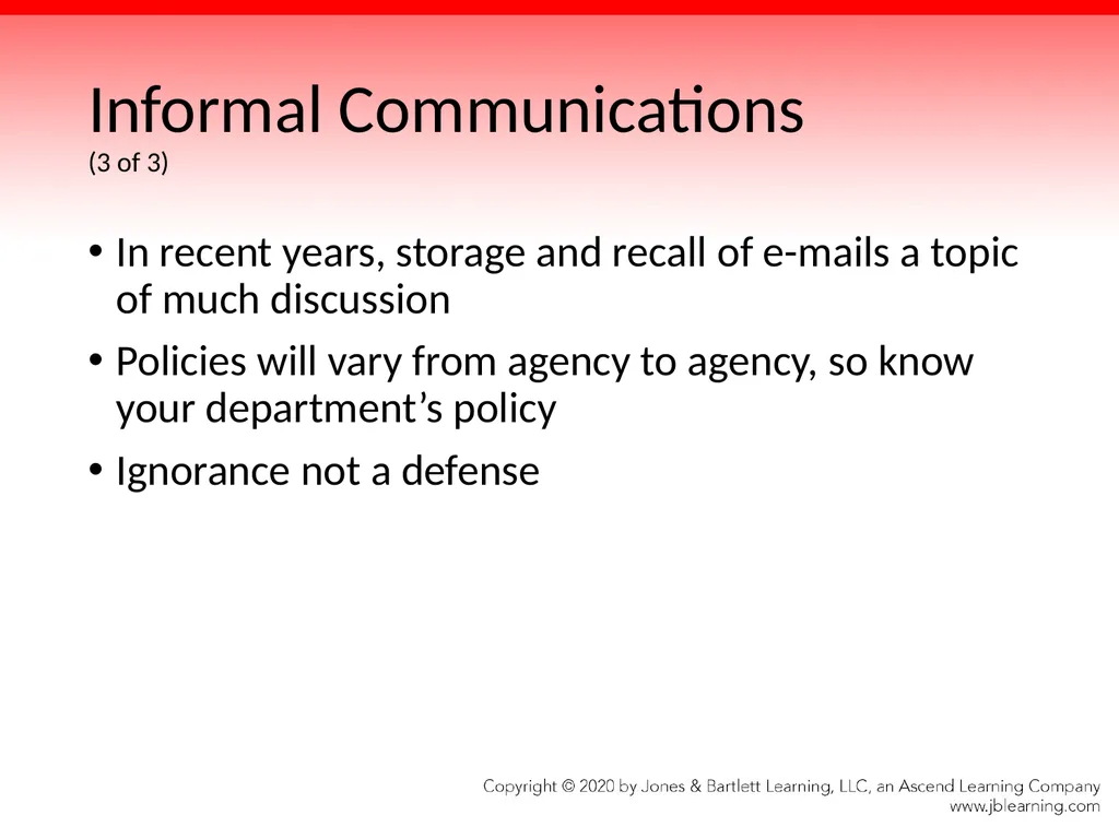 Chapter 4 Communication Skills Objectives Identify - slide 64 of 85