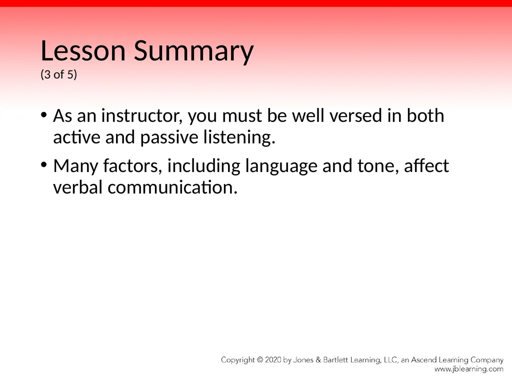 Chapter 4 Communication Skills Objectives Identify - slide 83 of 85