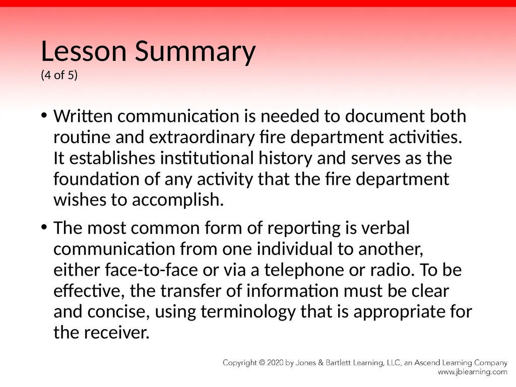 Chapter 4 Communication Skills Objectives Identify - slide 84 of 85