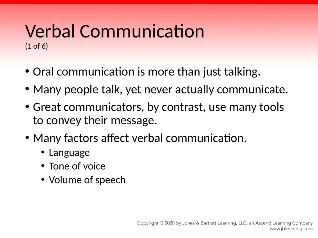 Chapter 4 Communication Skills Objectives Identify - slide 29 of 85