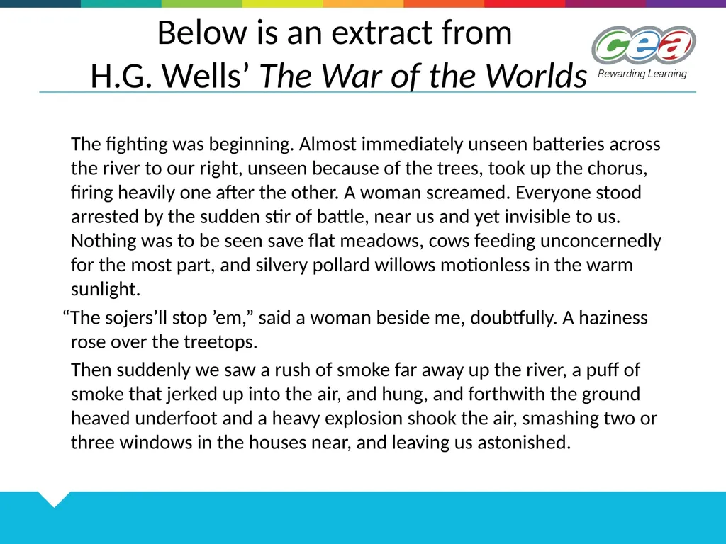 A Student Guide to Unseen Prose Unit 1 - Section - slide 7 of 11