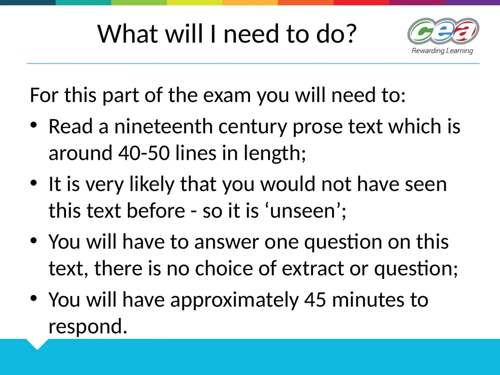 A Student Guide to Unseen Prose Unit 1 - Section - slide 2 of 11