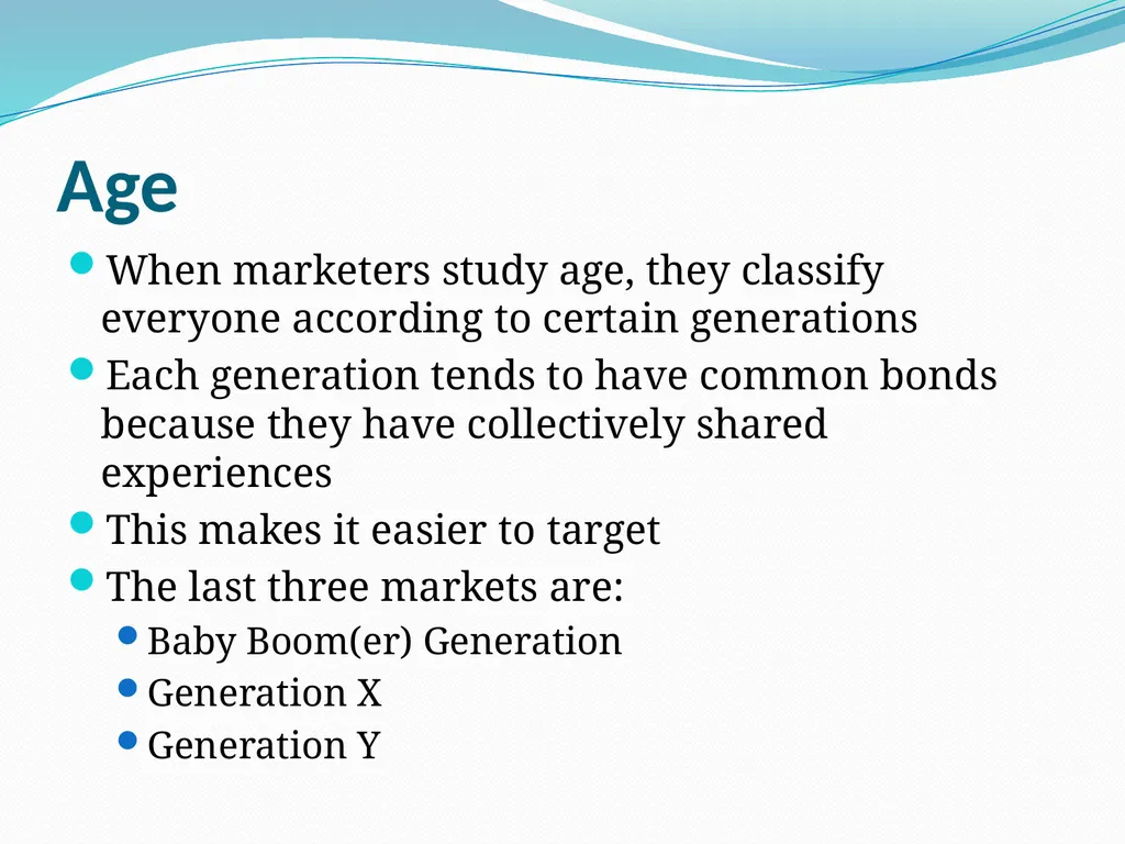 Section 2.2 Market Segmentation Market - slide 4 of 17