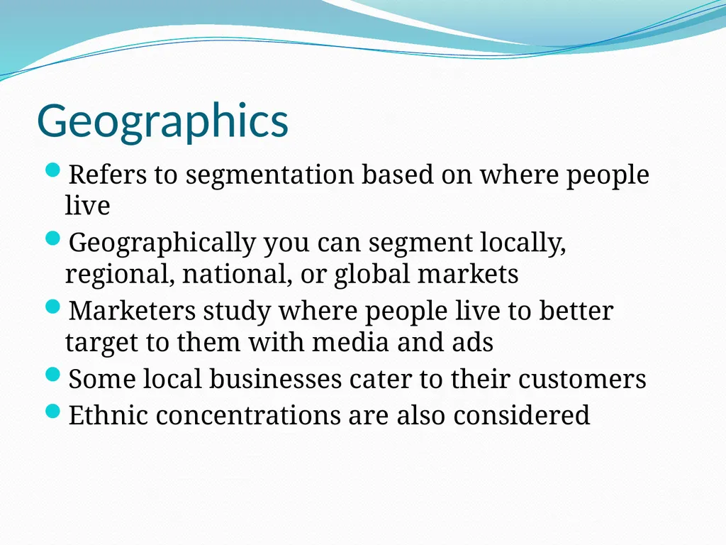 Section 2.2 Market Segmentation Market - slide 16 of 17