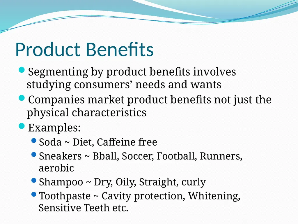 Section 2.2 Market Segmentation Market - slide 17 of 17