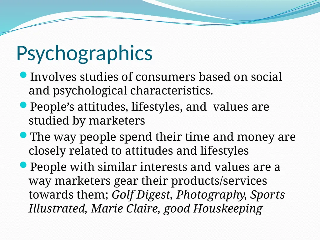 Section 2.2 Market Segmentation Market - slide 12 of 17
