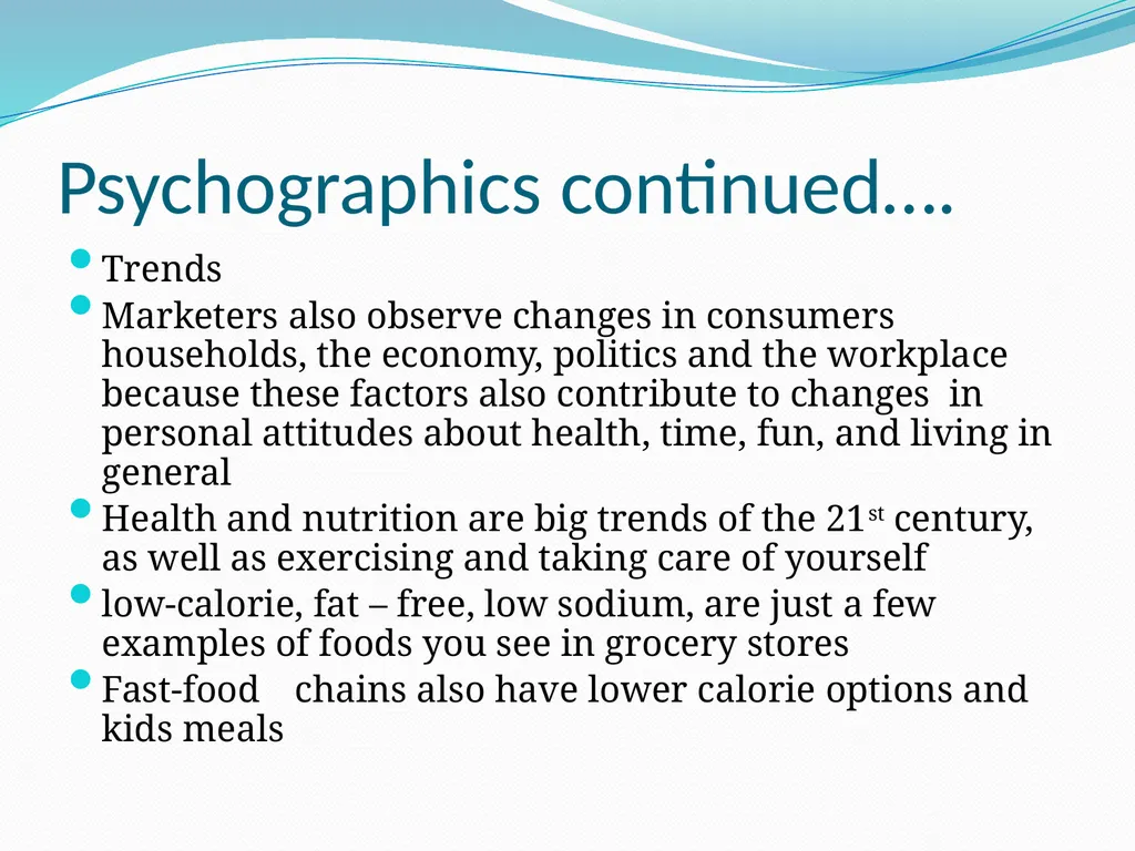 Section 2.2 Market Segmentation Market - slide 13 of 17