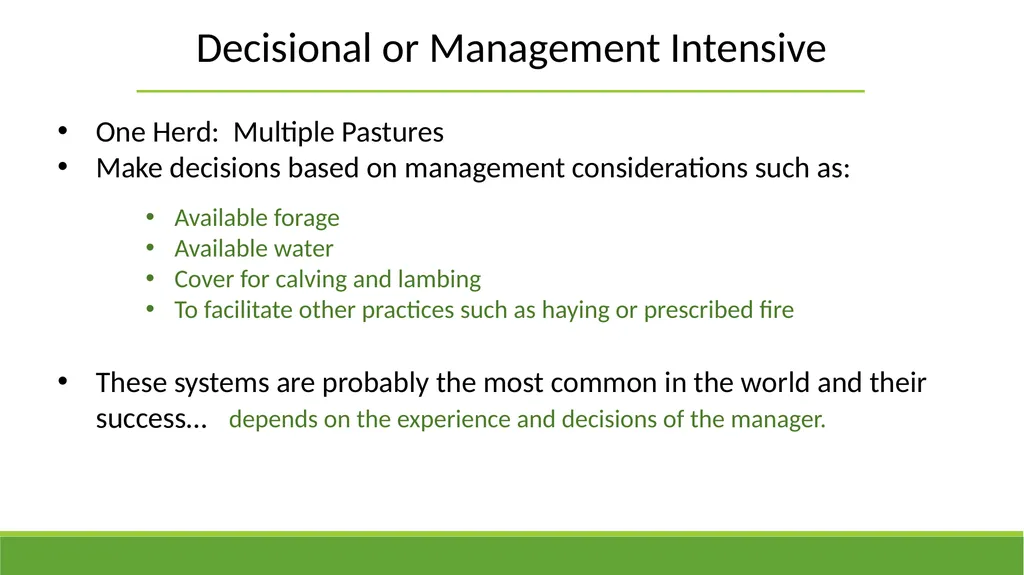 Grazing Methods or Systems Rangeland Principles - slide 14 of 19