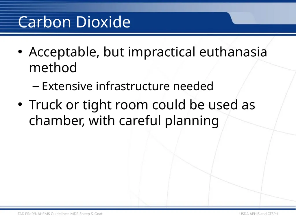 Mass Depopulation & Euthanasia Sheep & Goat - slide 10 of 15