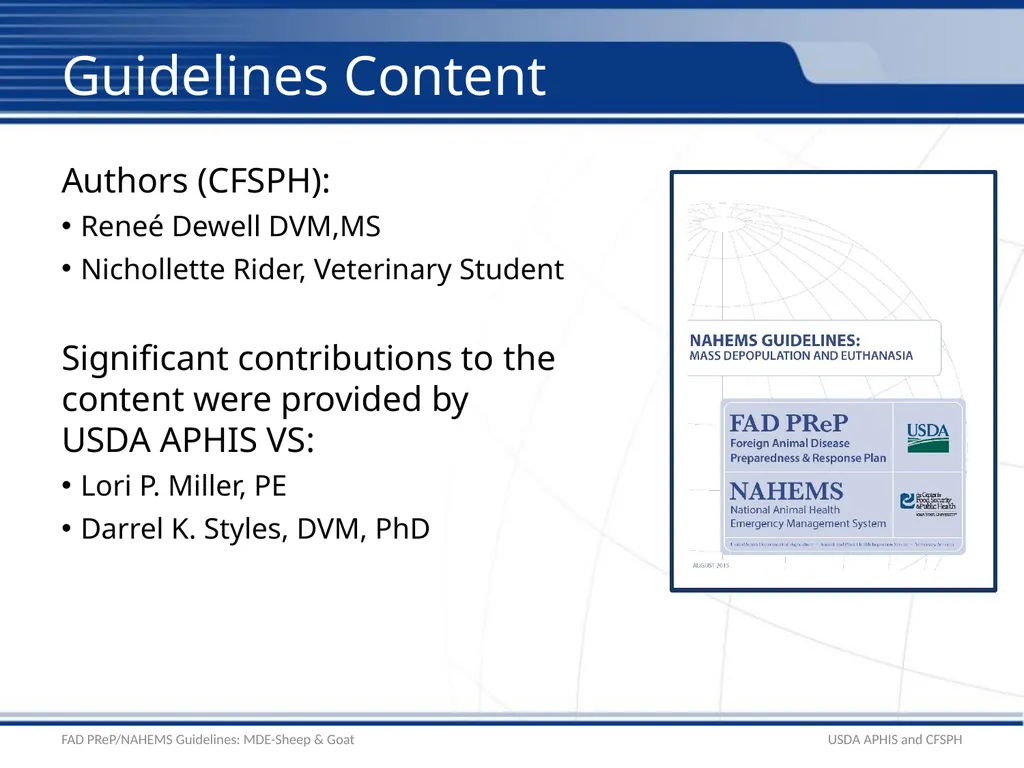 Mass Depopulation & Euthanasia Sheep & Goat - slide 14 of 15