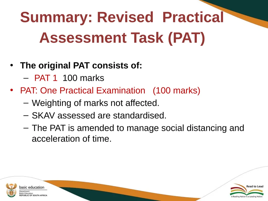 2020 REVISED CURRICULUM AND ASSESSMENT PLANS - slide 25 of 28