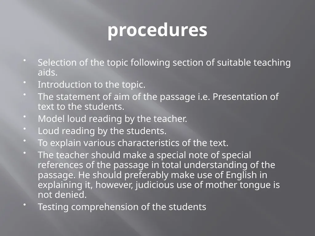 Intensive and extensive reading Paper—6-i Unit-ii - slide 8 of 15