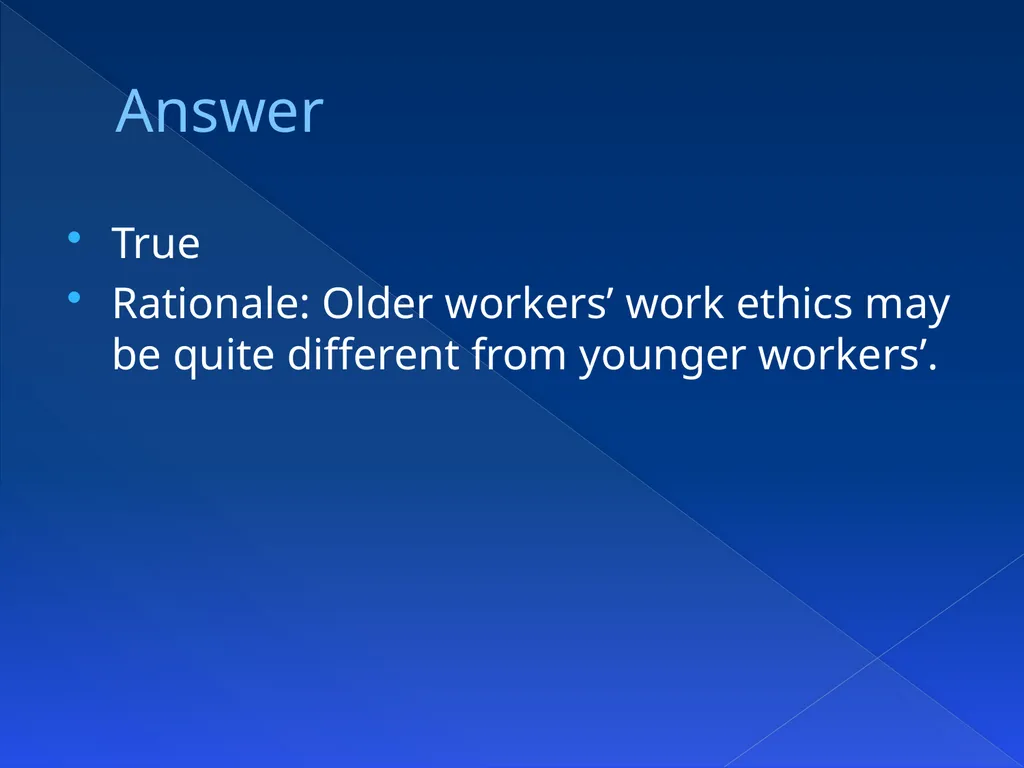 Chapter 15Challenges in the Workplace OBJECTIVES - slide 34 of 43