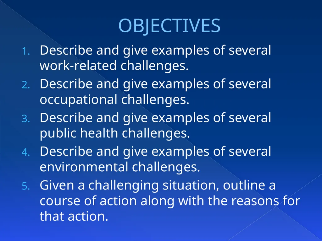 Chapter 15Challenges in the Workplace OBJECTIVES - slide 2 of 43