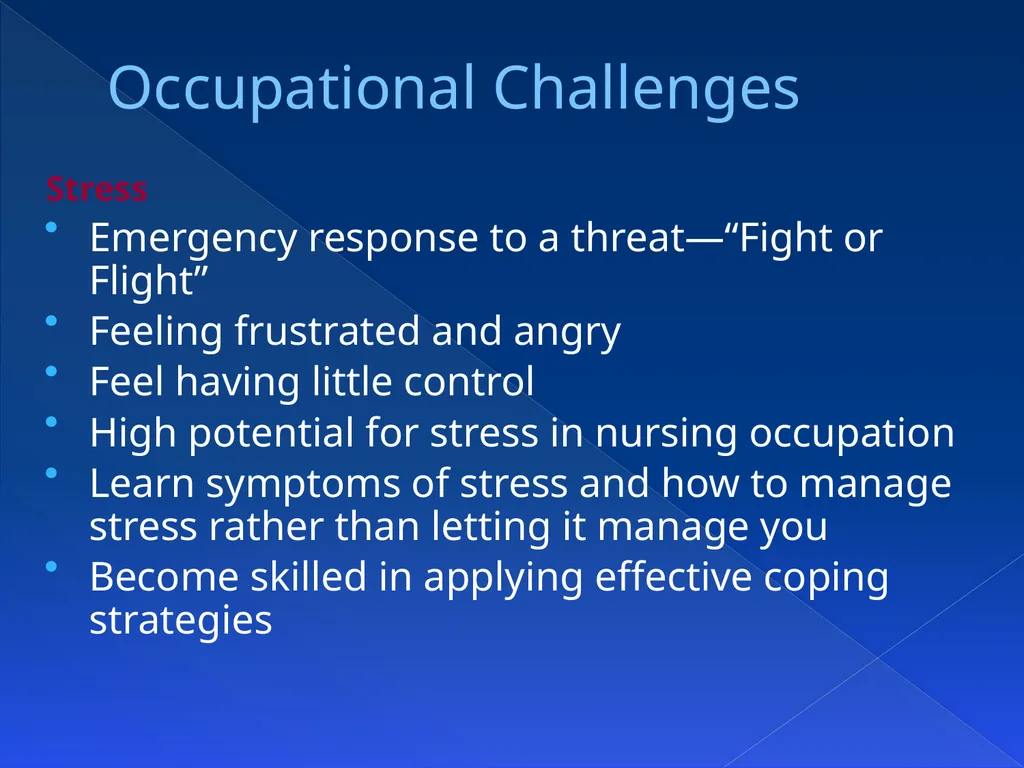 Chapter 15Challenges in the Workplace OBJECTIVES - slide 19 of 43