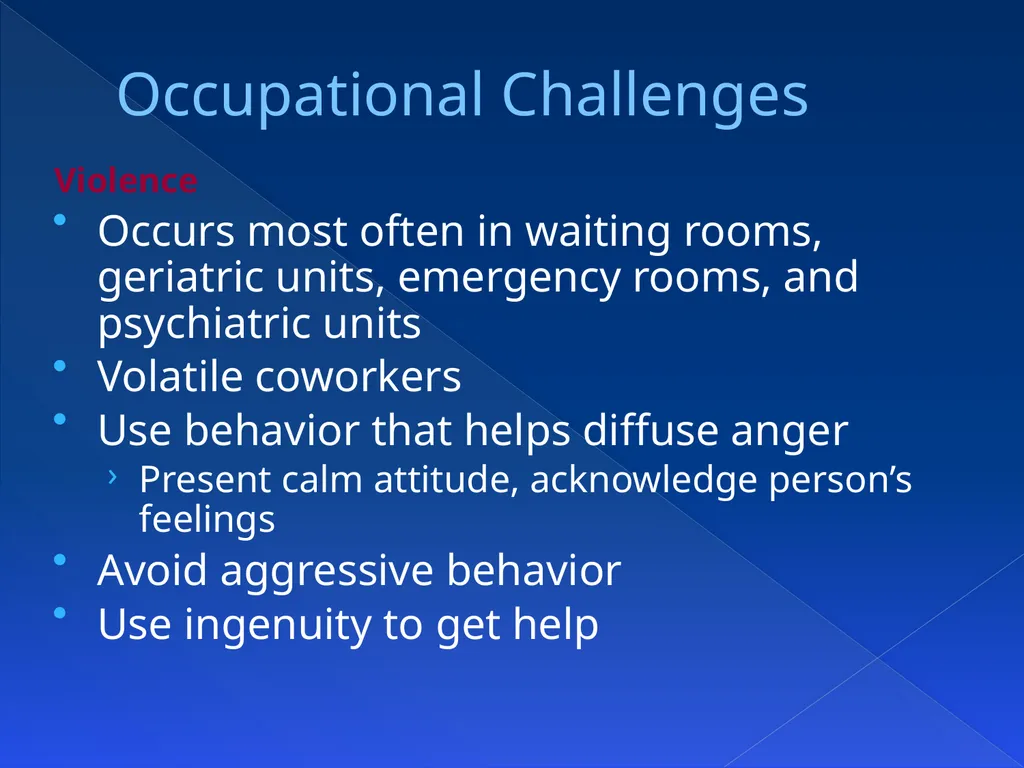 Chapter 15Challenges in the Workplace OBJECTIVES - slide 22 of 43